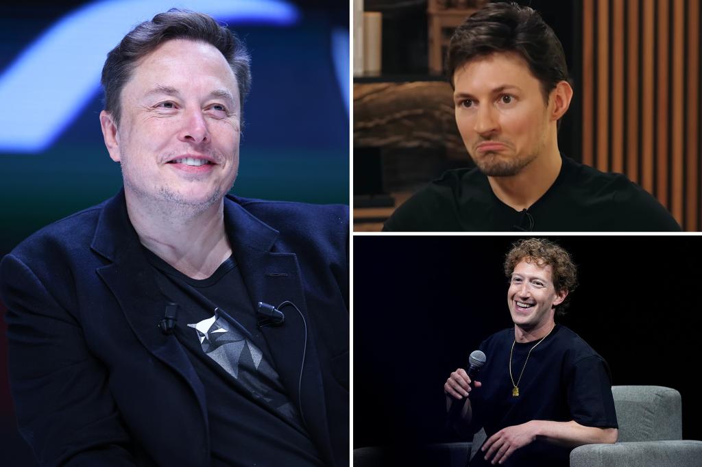 Elon Musk tweets #FreePavel after arrest of Telegram founder - and criticizes Facebook's Mark Zuckerberg